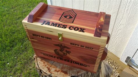 custom wood ammo box